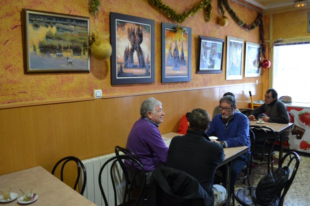 Micro-exposición de pintura