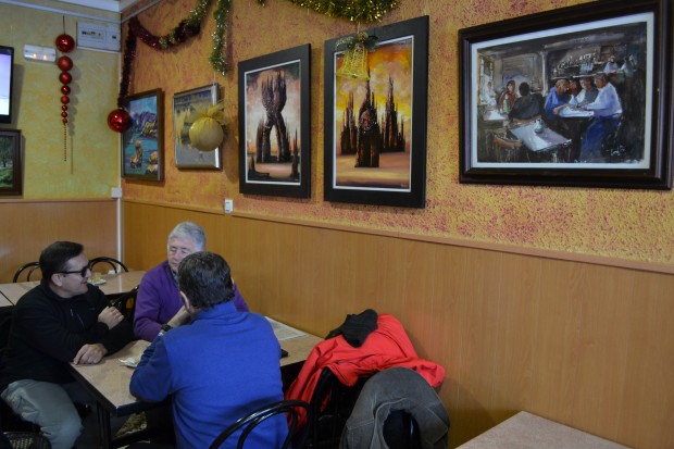 micro-exposición de pintura