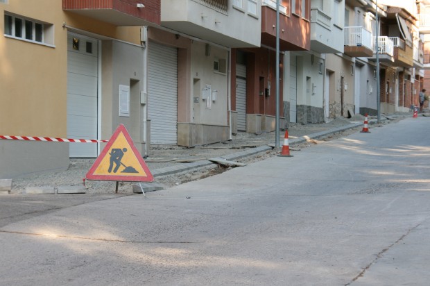 Obras calle A-7