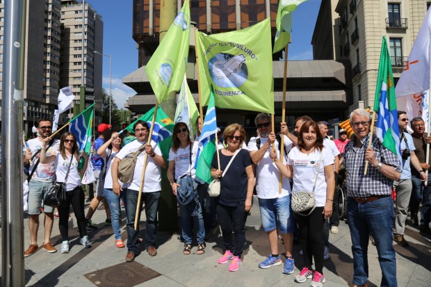 Manifestación en defensa de la pesca
