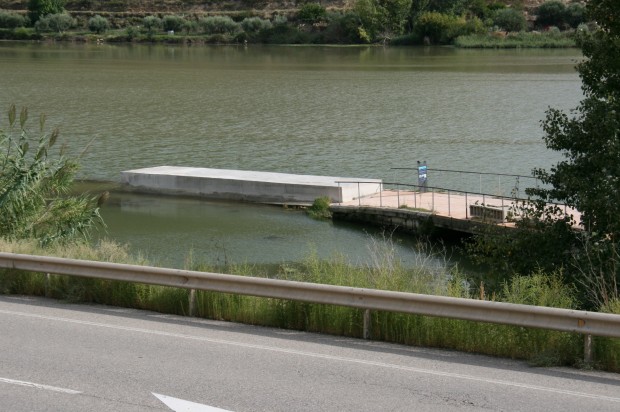 embarcadero en el ‘Poble Vell’ de Mequinenza