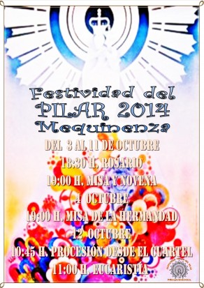 Festividad de la Virgen del Pilar en Mequinenza