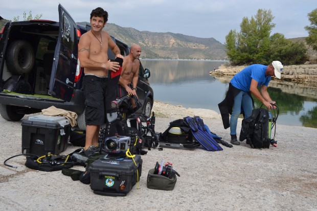 en el embalse de Mequinenza 